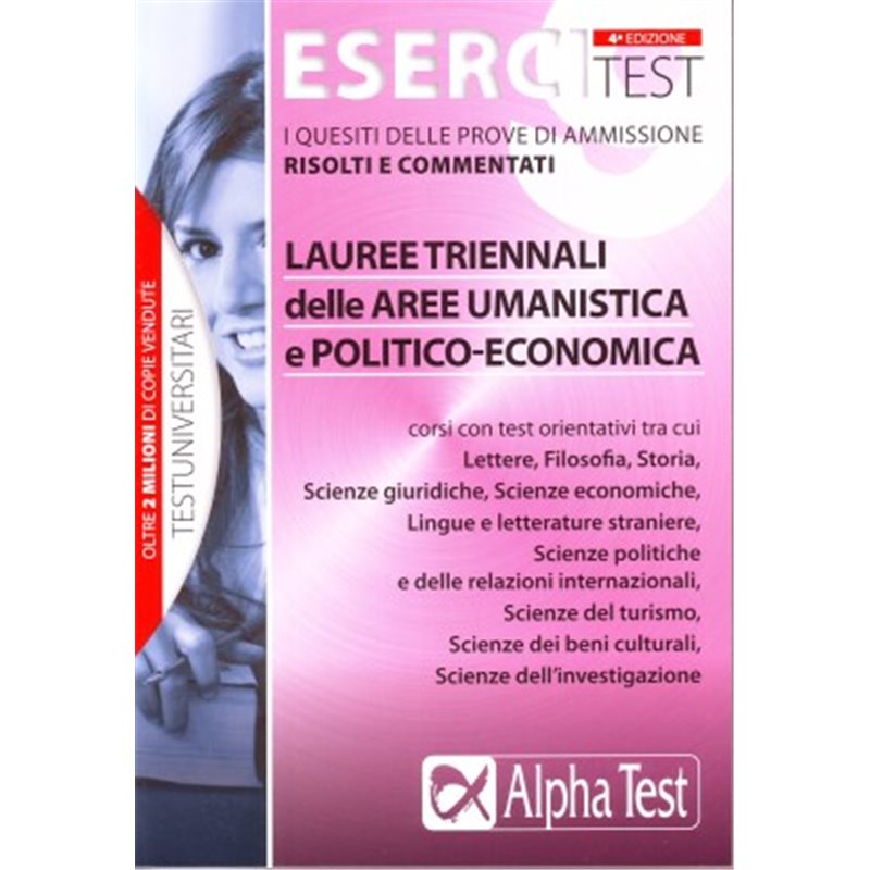 EserciTEST 9 - Lauree triennali delle aree Umanistica e Politico-Economica